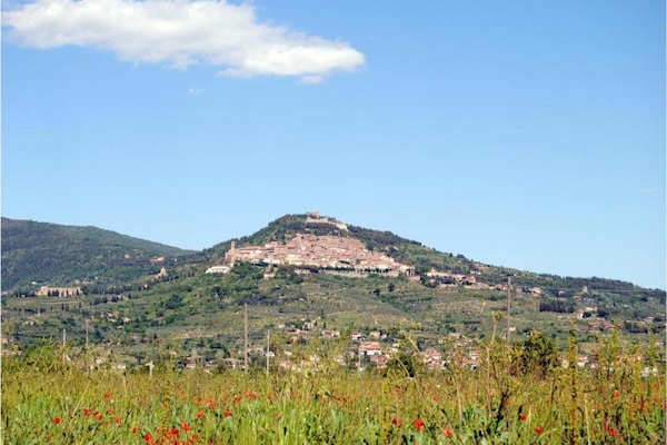 Foto van Boerderij in Toscane met zwembad en uitzicht - Vakantiehuis in Cortona - AreaSummer5KM