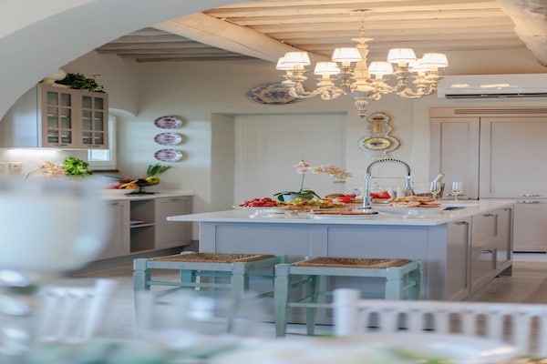 Foto van Toscaanse boerderij met prachtig uitzicht - Vakantiehuis in Capannori - Kitchen