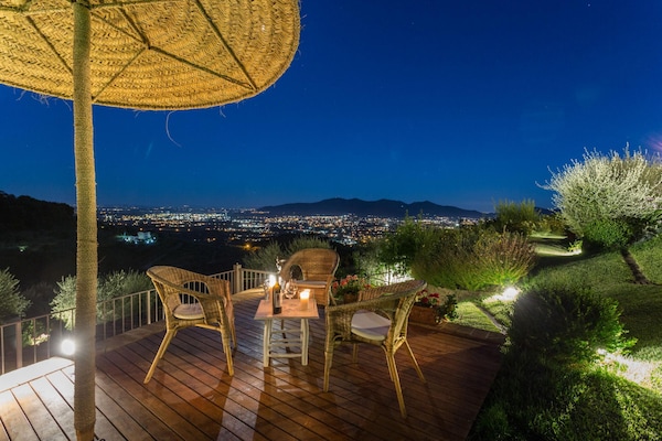 Foto van Toscaanse boerderij met infinity pool - Vakantiehuis in Matraia - TerraceBalcony