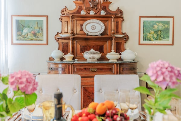 Foto van Villa bij Lucca met tuinuitzicht - Vakantiehuis in Vorno - DiningRoom
