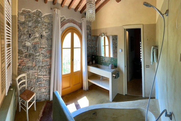 Foto van Privézwembadvilla in Toscane - Vakantiehuis in Chianni - BathRoom