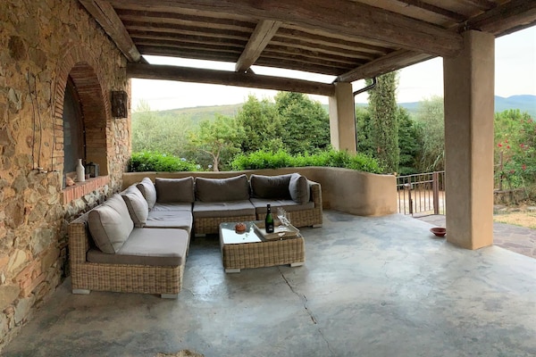Foto van Privézwembadvilla in Toscane - Vakantiehuis in Chianni - TerraceBalcony
