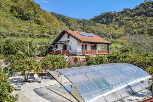 Foto van Villa in Sicilië bij Taormina stranden - Vakantiehuis in Gaggi - ExteriorSummer