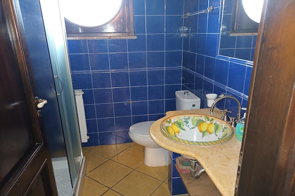 Foto van Villa in Sicilië bij Taormina stranden - Vakantiehuis in Gaggi - BathRoom