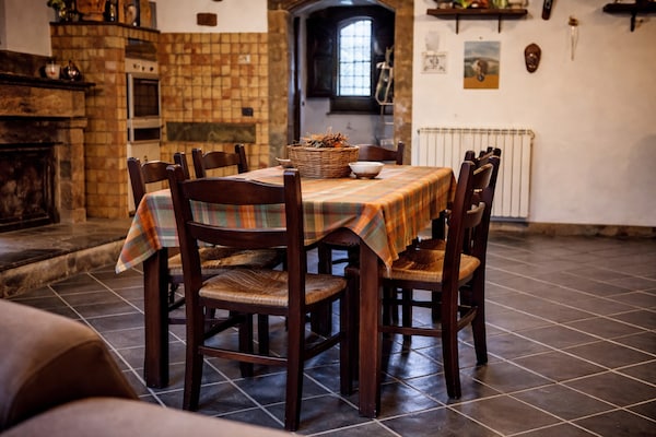 Foto van Villa in Sicilië bij Taormina stranden - Vakantiehuis in Gaggi - DiningRoom