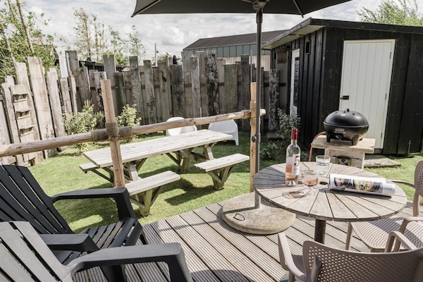 Foto van familie stranduitje - Vakantiehuis in Callantsoog - TerraceBalcony