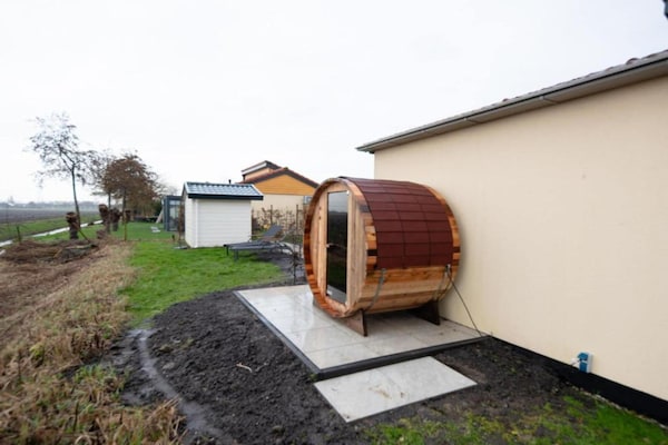 Foto van Wellnessretraite in de natuur - Vakantiehuis in Zevenhuizen - Wellness