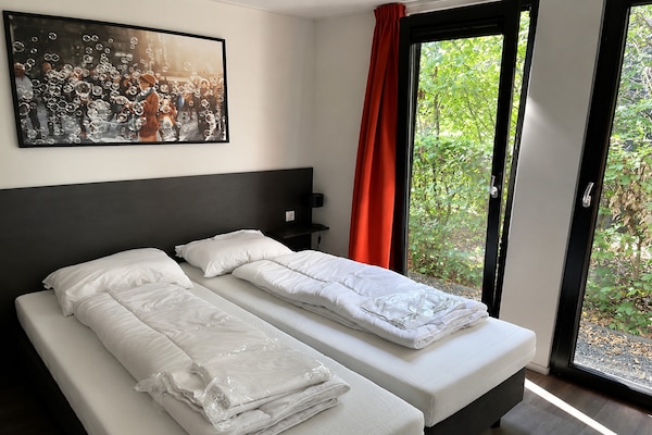 Foto van Relaxed Woodland Chalet voor 6 personen - Vakantiehuis in Otterlo - BedRoom