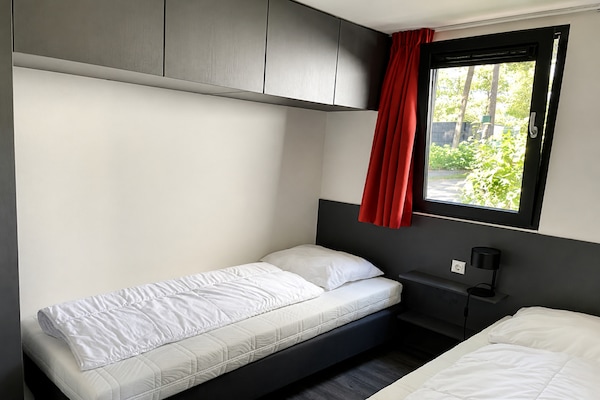 Foto van Relaxed Woodland Chalet voor 6 personen - Vakantiehuis in Otterlo - BedRoom