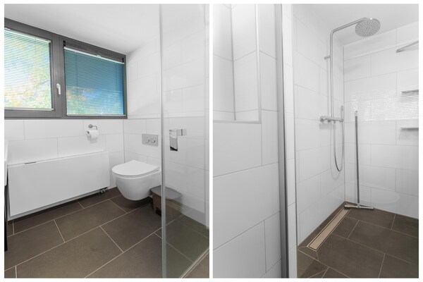 Foto van Vrijstaande bosvilla voor 6 personen, wandel-/fietsroute in Lochem. - BathRoom