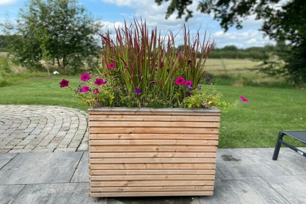 Foto van Privésauna bij Wellness Lodge in Drenthe - Vakantiehuis in Dalerveen - GardenSummer