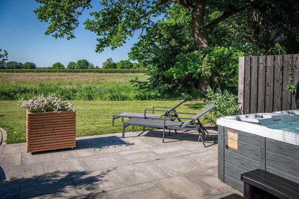 Foto van Privésauna bij Wellness Lodge in Drenthe - Vakantiehuis in Dalerveen - ViewSummer