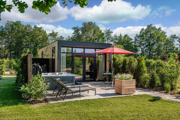 Foto van Privésauna bij Wellness Lodge in Drenthe - Vakantiehuis in Dalerveen - ExteriorSummer