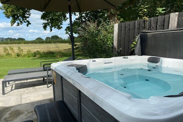 Foto van Privésauna bij Wellness Lodge in Drenthe - Vakantiehuis in Dalerveen - Wellness