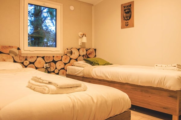 Foto van Premium saunalodge voor 8 personen in Slagharen - Vakantiehuis in Slagharen - BedRoom