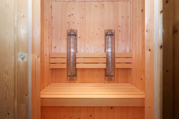 Foto van Premium wellnessvilla aan het water - Vakantiehuis in Makkum - Sauna