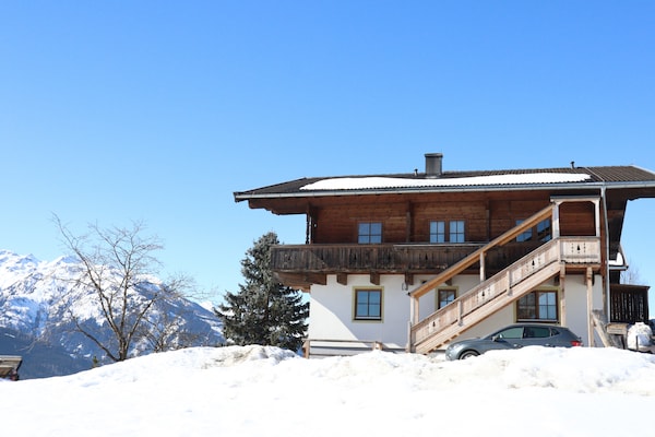 Foto van Appartement in Mittersill bij KitzSki Lift - Vakantiehuis in Mittersill - ExteriorWinter