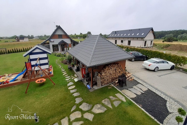 Foto van Ruim vakantiehuis, sauna en jacuzzi. - Vakantiehuis in Mielenko - AreaSummer1KM