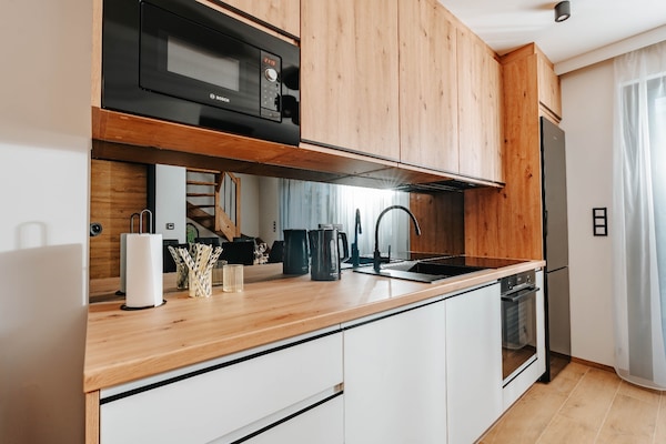 Foto van Vakantiehuis vlakbij zee, airconditioning - Vakantiehuis in Sianozety - Kitchen