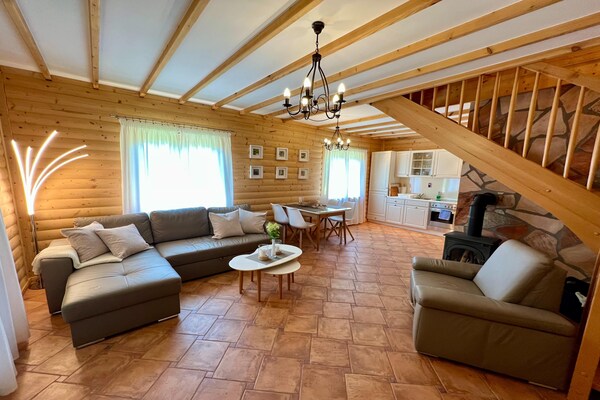 Foto van Vakantiehuis in Polen bij Baltische Zee - Vakantiehuis in Slajszewo - LivingRoom