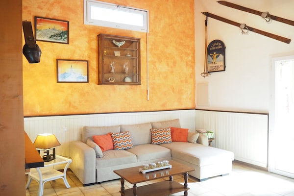 Foto van Chalet bij Mont Ventoux met Uitzicht - Vakantiehuis in Bédoin - LivingRoom