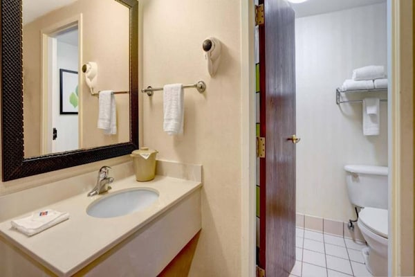 Foto van 1 kingsize bed | Rookvrij - Vakantiehuis in MILFORD - BathRoom
