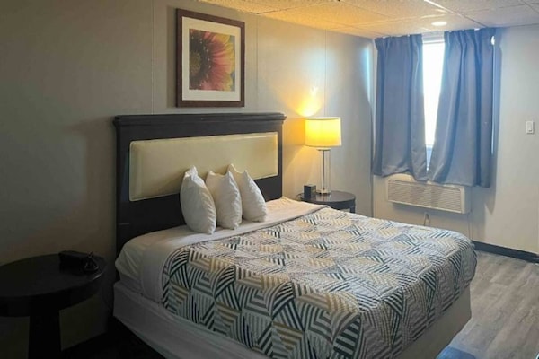 Foto van 1 kingsize bed | Rookvrij, Keuken - Vakantiehuis in Borger TX - BedRoom