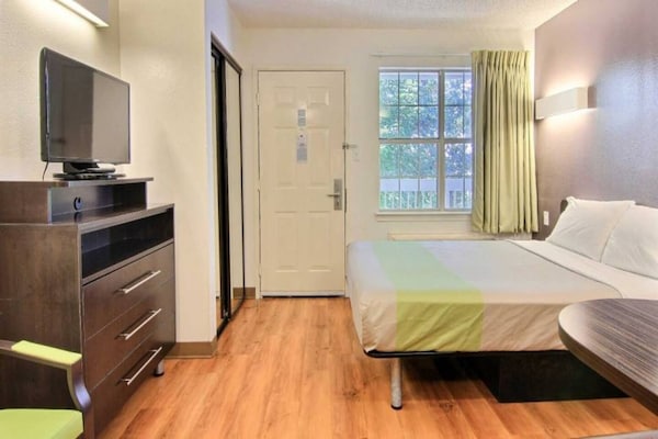 Foto van 1 tweepersoonsbed (queensize) | Rookvrij - Vakantiehuis in Austin TX - BedRoom
