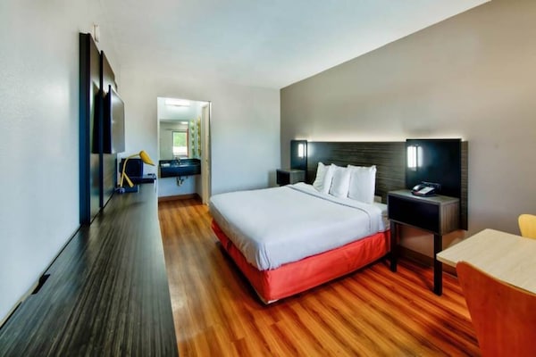 Foto van 1 tweepersoonsbed (queensize) | Rookvrij - Vakantiehuis in Gainesville - BedRoom