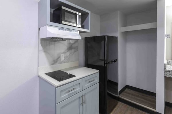 Foto van 1 tweepersoonsbed (queensize) | Rookvrij, Keuken - Vakantiehuis in Hickory - Kitchen