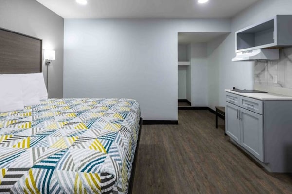 Foto van 1 kingsize bed | Roken toegestaan, Keuken - Vakantiehuis in Hickory - BedRoom
