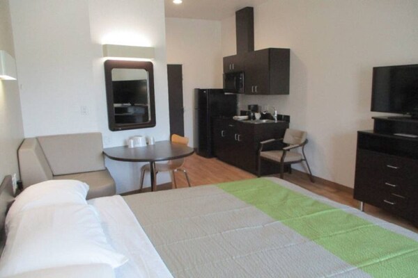 Foto van 1 kingsize bed | Toegankelijk voor slechthorenden, Keuken - Facilities