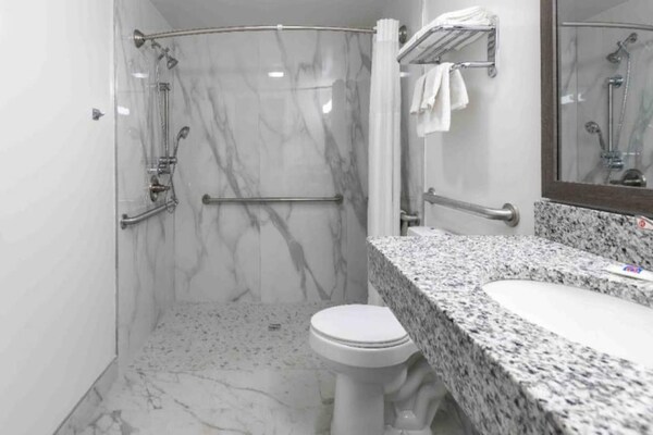 Foto van 1 tweepersoonsbed (queensize) | Roken toegestaan, Keuken - BathRoom