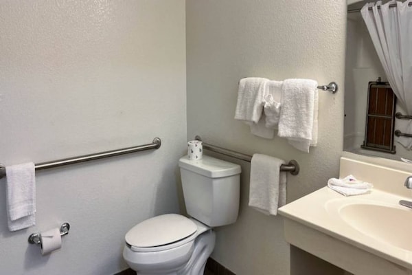 Foto van 1 tweepersoonsbed (queensize) | Toegankelijk voor mindervaliden | NSMK | Keuken - BathRoom
