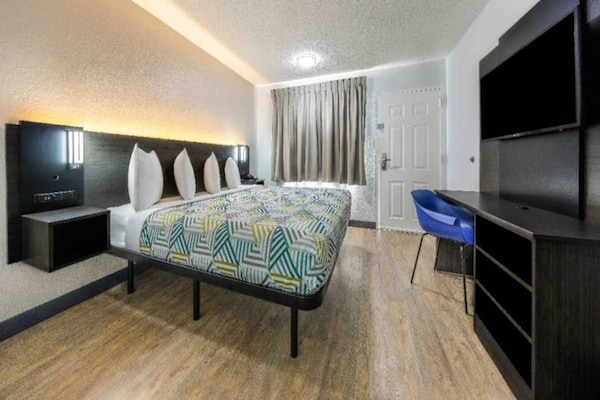 Foto van 1 tweepersoonsbed (queensize) | Roken toegestaan | Fort Worth - BedRoom