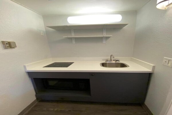 Foto van 1 tweepersoonsbed | Suite, rookvrij, keuken - Vakantiehuis in Casper WY - Kitchen