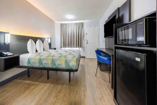Foto van 1 tweepersoonsbed (queensize) | Rookvrij - Vakantiehuis in Fort Worth TX - BedRoom