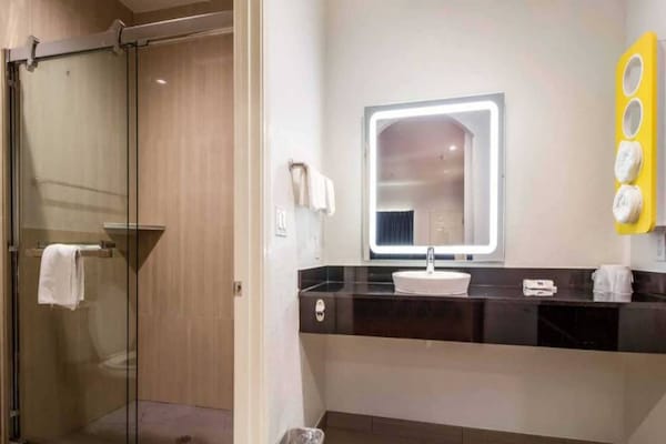 Foto van 1 kingsize bed | zakelijk, roken toegestaan, - Vakantiehuis in Houston - BathRoom