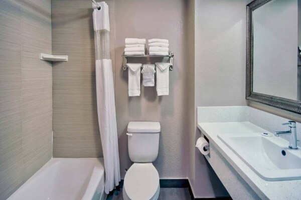 Foto van 1 King Bed | Niet Rokend - Vakantiehuis in Lawndale - BathRoom
