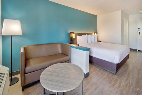 Foto van 1 tweepersoonsbed (queensize) | Rookvrij - Vakantiehuis in Lawndale - BedRoom