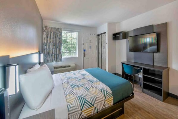 Foto van 1 tweepersoonsbed (queensize) | Rookvrij - Vakantiehuis in Pascagoula - BedRoom