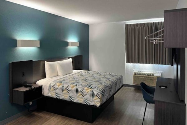 Foto van 1 kingsize bed | Rookvrij, koelkast - Vakantiehuis in Carson - BedRoom