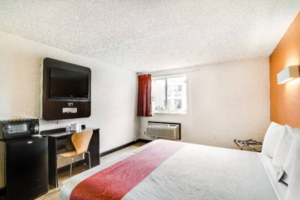 Foto van 1 kingsize bed | Rookvrij, koelkast - Vakantiehuis in Carson - Facilities