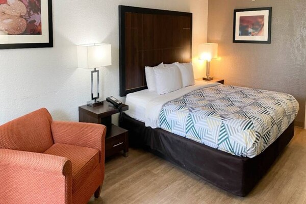 Foto van 1 kingsize bed | Roken toegestaan | Opelika, Alabama - BedRoom