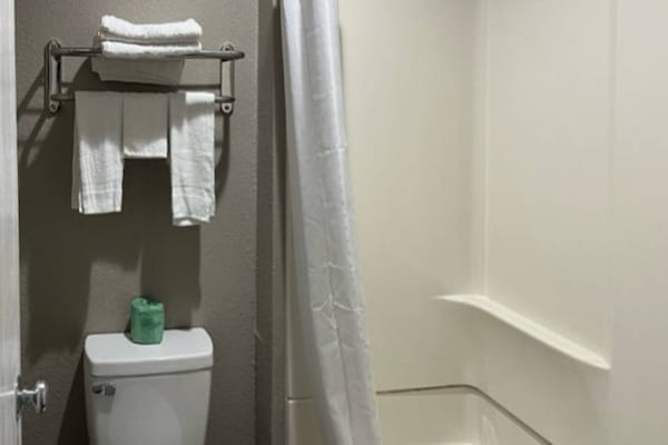 Foto van 1 kingsize bed | Rookvrij, koelkast - Vakantiehuis in Little Rock AR - BathRoom