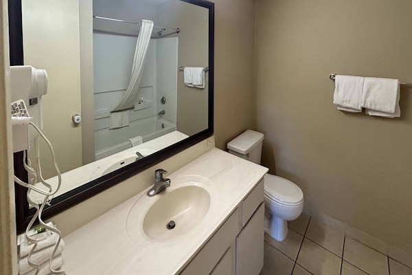 Foto van 1 kingsize bed | Rookvrij, koelkast - Vakantiehuis in Tempe - BathRoom
