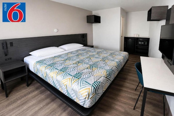 Foto van 1 tweepersoonsbed (queensize) | Rookvrij - Vakantiehuis in Yreka - BedRoom