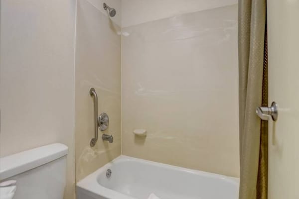 Foto van 1 tweepersoonsbed (queensize) | Rookvrij - Vakantiehuis in Raleigh NC - BathRoom