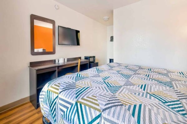 Foto van 1 kingsize bed | Rookvrij - Vakantiehuis in Gallup - BedRoom