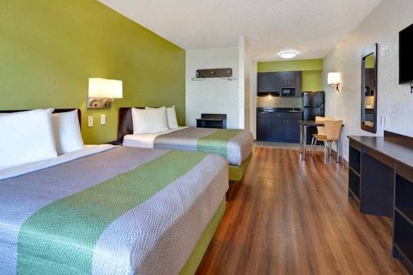 Foto van 1 tweepersoonsbed (Queensize) | Uitgebreide suite - Vakantiehuis in Destin - BedRoom